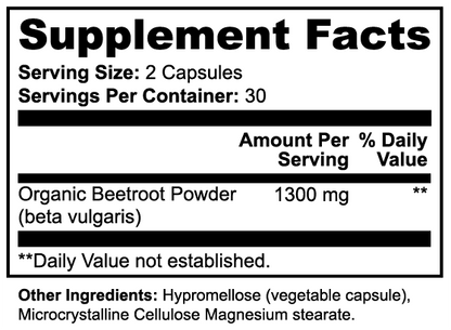 Purevia Beetroot Capsules